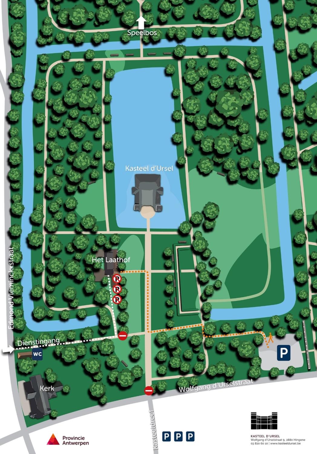 Domeinplan Kasteel d'Ursel